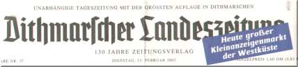 newspaper ditmarschen