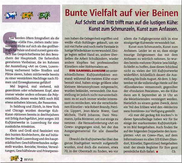 colorful art on four legs