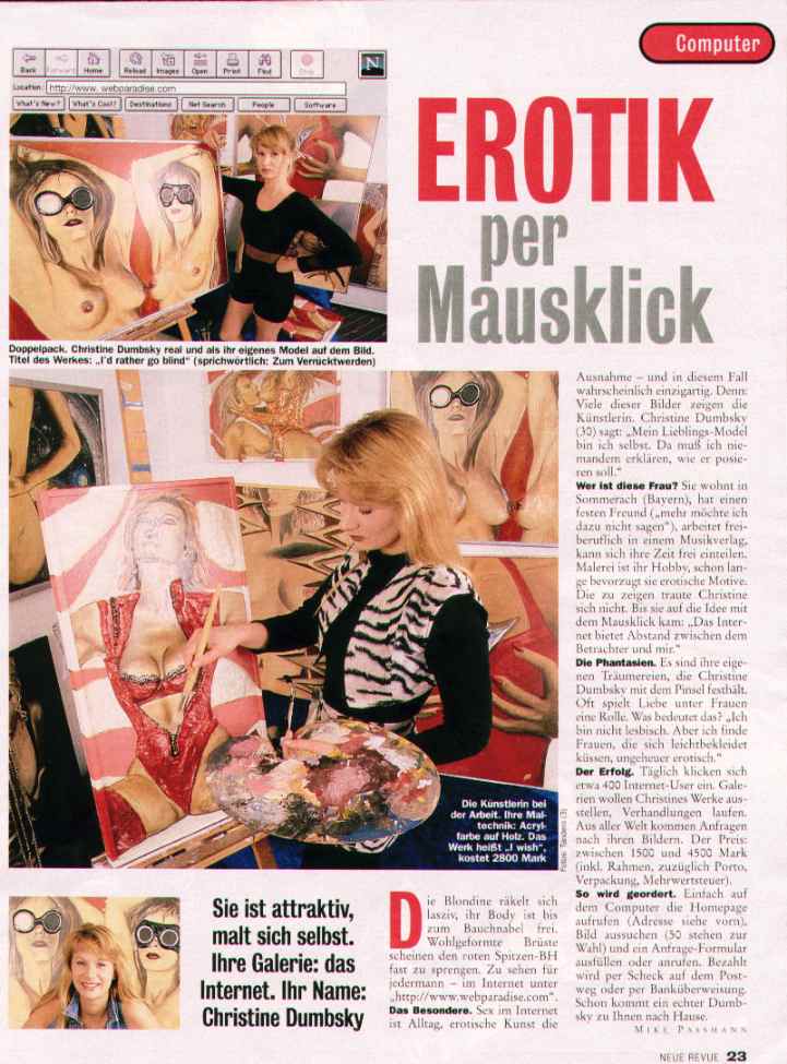 Article in a famous German magazin