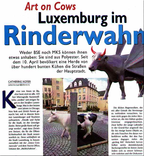 Luxembourg going cow-mad