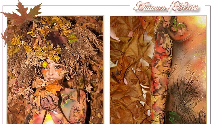 season, jahreszeiten, jahreszeit, herbst, autumn, fr&uuml;hling, fruehling, spring, winter, wintertime, sommer, summer, elfe, fairy, m&auml;rchenfee, maerchenfee, fee, fairy tale, bodypaint, bodypainting, bodyart, bodypaints, painted body