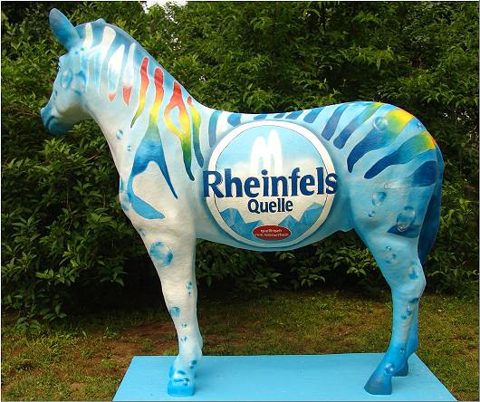 Zebra done for Rheinfels Quellen - mineral water